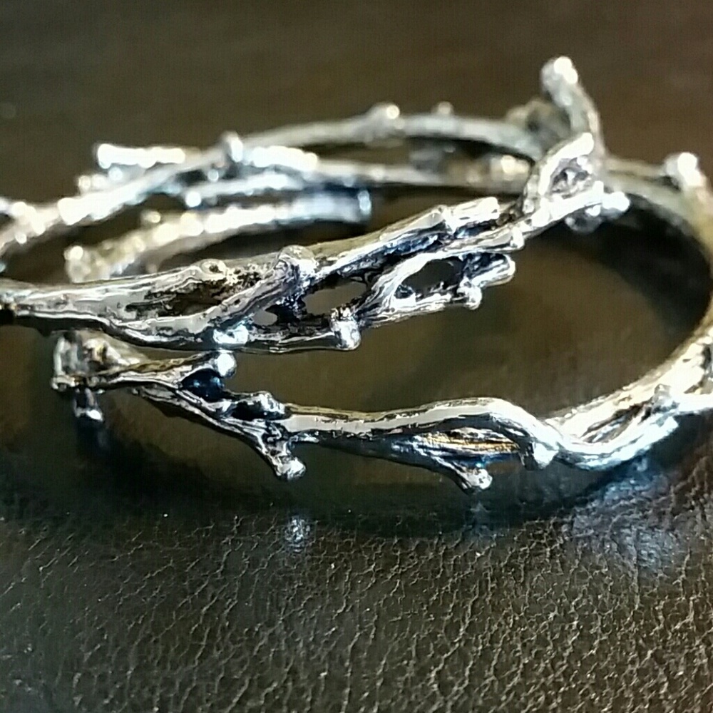 Set of 2  twig bracelets